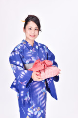 Woman wearing a dress