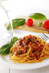 スパゲッティ ボロネーゼ　Spaghetti bolognese