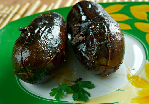 Stuffed Roasted Eggplant