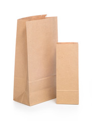 disposable paper bag for shopping or disposal