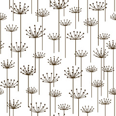 Fototapety  Wzór ze stylizowanymi kwiatami