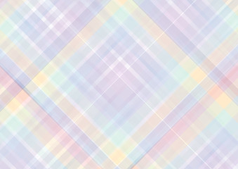 Abstract Tartan vector background with soft tone colour
