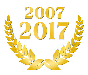 zehnjähriges Jubiläum 2007 2017