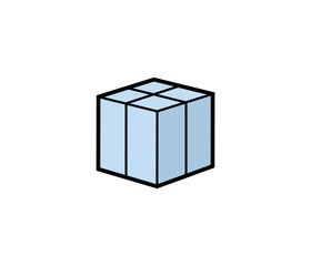 Vector illustration of parcel box