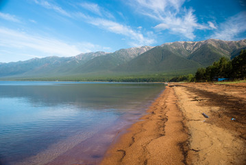 Landscape around lake Baikal