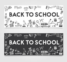 Back to School Concept Banner