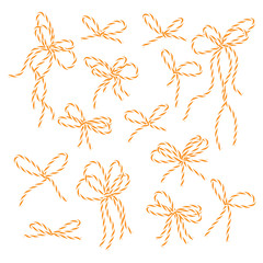 Bakers twine bows set