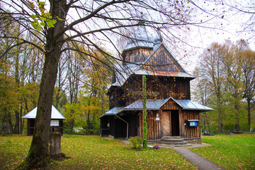 Orthodox church in Bieszczady - 119980853