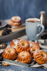 Fresh homemade delicious mini bundt cakes
