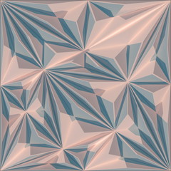 Abstract triangular crystalline background