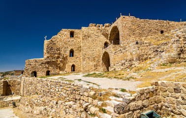 Fototapeta na wymiar Medieval Crusaders Castle in Al Karak