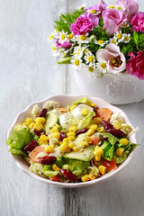 Bowl of healthy salad