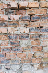 Old brick wall background