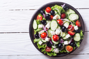 Photo of fresh greek salad