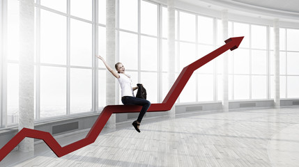 Growth and income concept