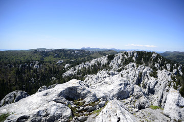 Bijele stijene (translation: white stones) beautiful hiking place in Croatia