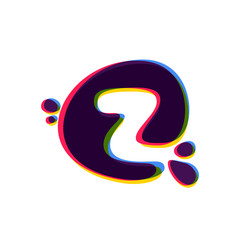 Letter Z logo with color shift.