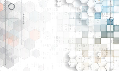 abstract futuristic fade computer technology business background