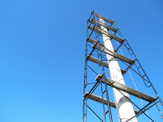 scaffolding in used for maintenance of construction