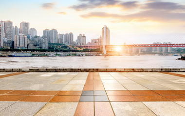 Obraz premium Modern city skyline