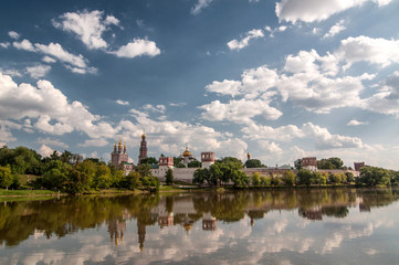 Fototapeta na wymiar Novodevichy Convent, Moscow. UNESCO World Heritage Site.
