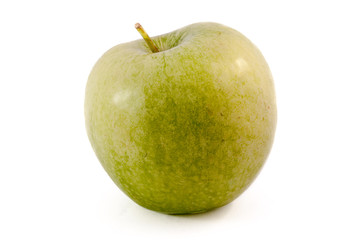 green apple isolated on white background