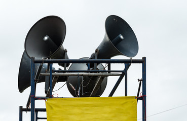 Large megaphone set