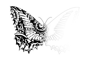 Schmetterling mit Muster