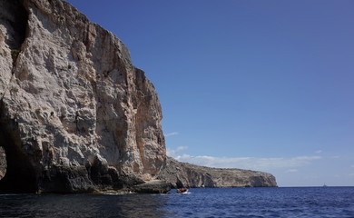 Fototapeta premium 青の洞門