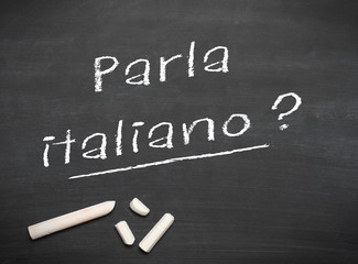 Learning language - Italian