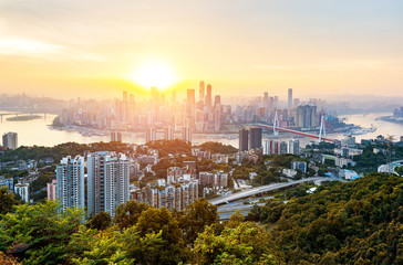 Obraz premium China Chongqing Urban Landscape