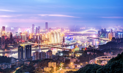 China Chongqing City Lights