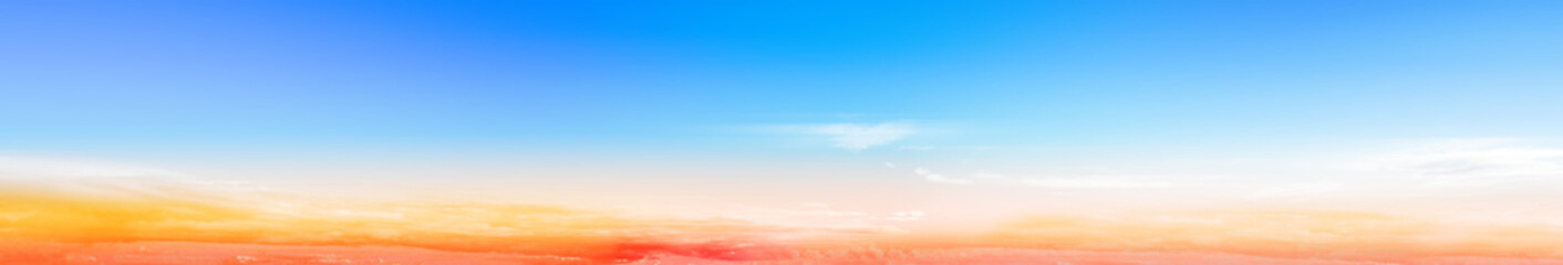 Evening summer sky