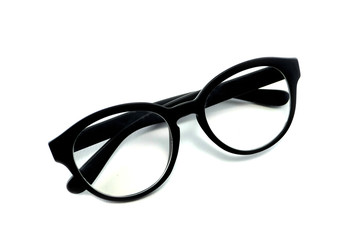isolated Black Glasses