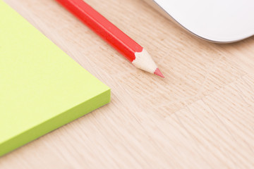 Office desktop background with copy space