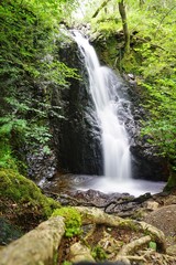 A waterfall in the Lake District of Cumbria, in Northern England