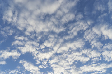 cloudscape on blue sky for background use