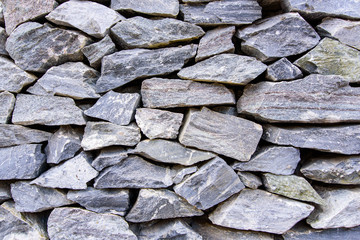 Background of gray stone wall texture
