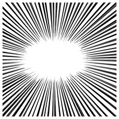 Obraz premium illustration vector abstract manga speed motion black star burst
