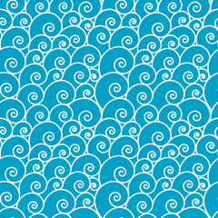 Vector Sea Seamless Pattern