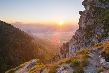 Nockstein Wanderung - Salzburger Land mit Sonnenuntergang 