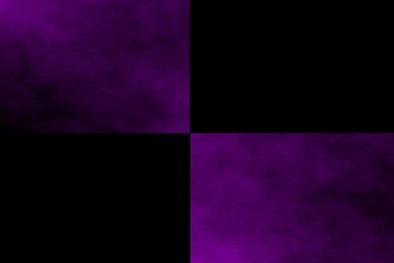 Black background with two purple rectangles