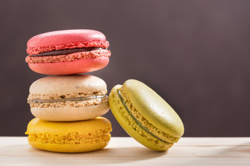 group of french macaroon