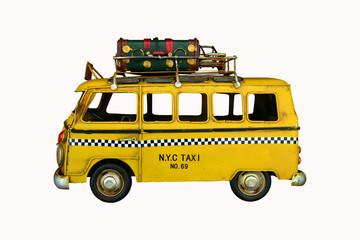 vintage taxi van toy