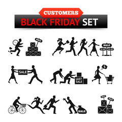 Black Friday Sale Customers Set