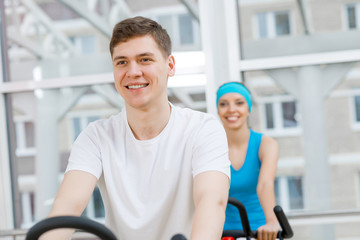 Obraz premium Cycling workout