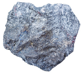 antimony ore stone (Stibnite, antimonite) isolated
