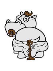 disgusting kaka shit shit diarrhea stink nappy pacifier toddler funny comic cartoon thick sweet little cute baby hippopotamus child