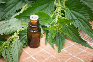 nettle essential oil container