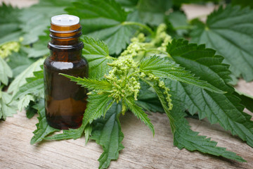 nettle essential oil container